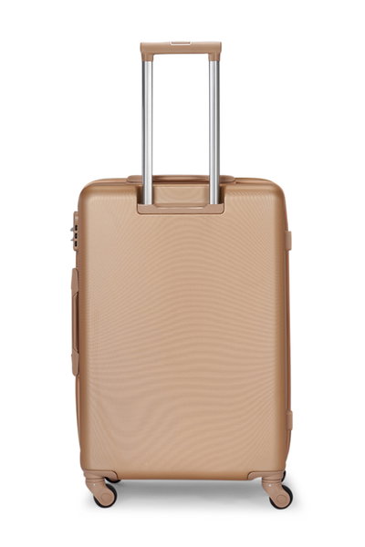 طقم شنط سفر ABS ليمرا، 4 مقاسات، 4 عجلات، قفل ارقام، WM-72 - ذهبي product image 5