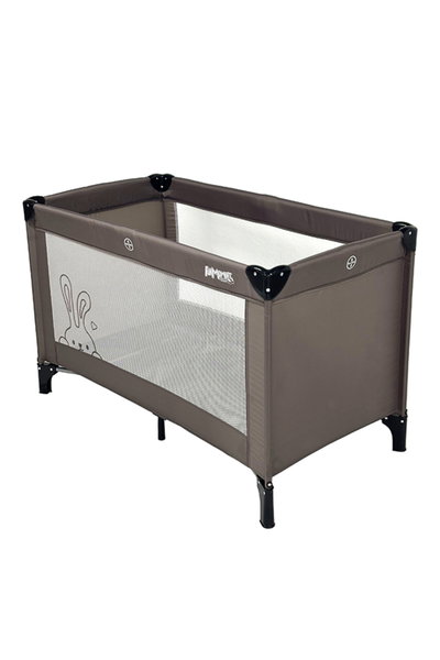 سرير اطفال فان مومنت، 125×65 سم، قابلة للطي - بني product image 2