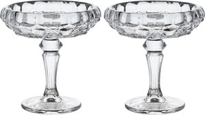 طقم ستاند تقديم زجاج، 9 سم، قطعتين - شفاف product image 2