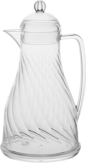 Jake With Acrylic Lid, Wavy, Handheld - Clear product image