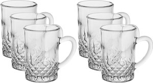Al Saif Gallery Glass Tea Bialat Serving Set, 6 Pieces - Clear product image