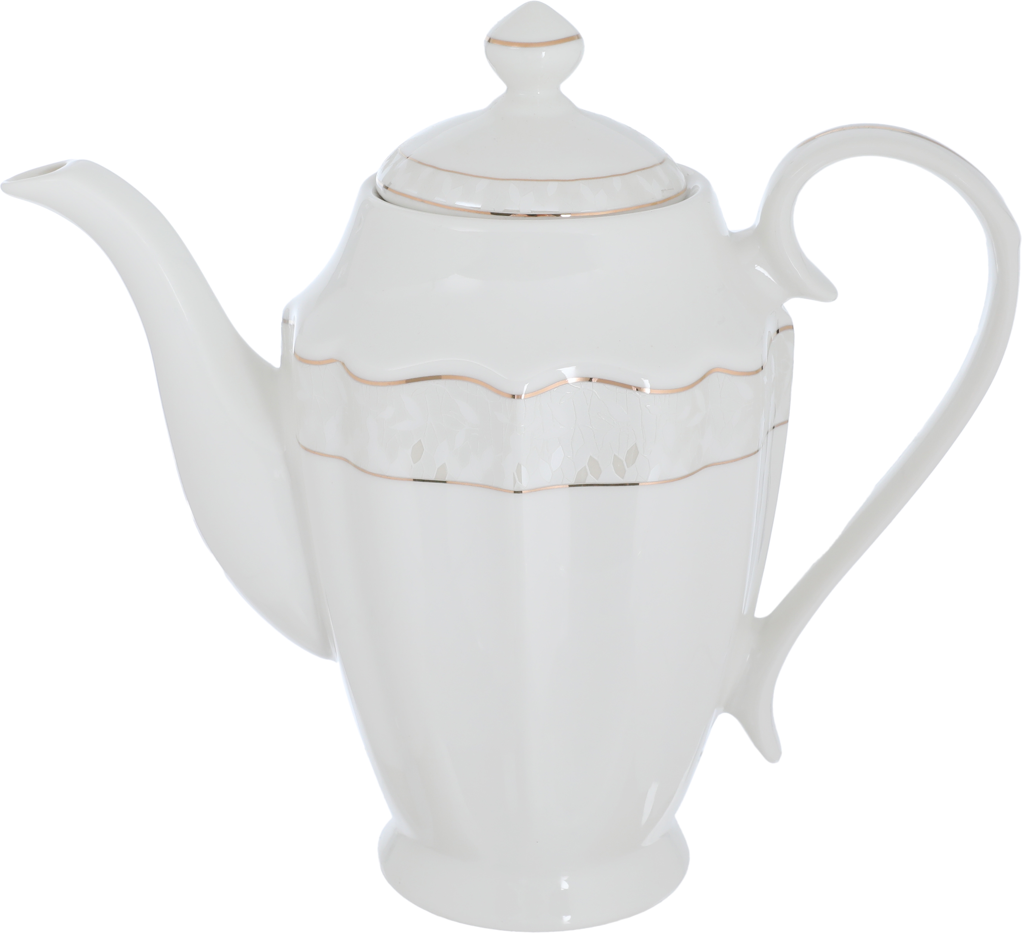 طقم سفرة بورسلان فيكتوريا السيف غاليري، 166 قطعة، منقوش، خط ذهبي - أبيض product image 20