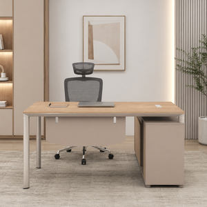 مكتب إداري مودرن خشب MDF، 75×140×70 سم - خشبي product image