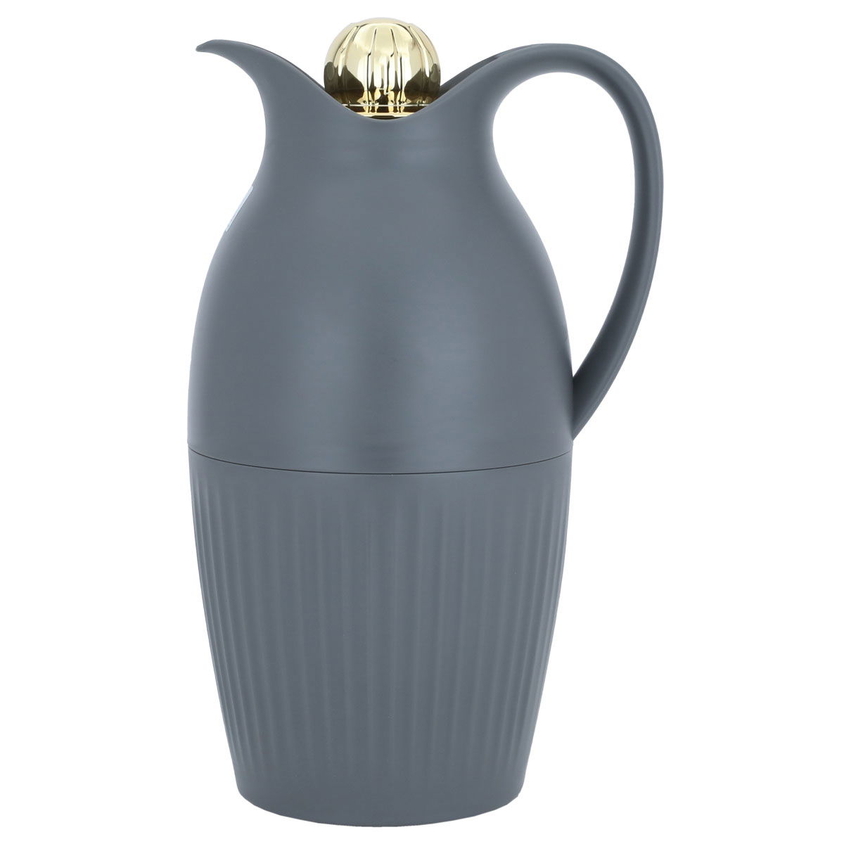 Everest Ramira Pro Thermos, 1.3 liters, thermal glass inner shell, plastic outer shell - gray product image