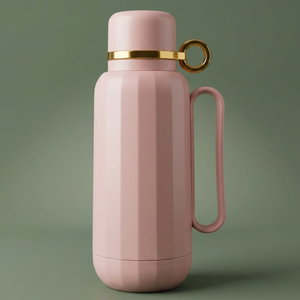 Timeless Rahal Thermos, 1 liter, thermal glass inner container, plastic outer shell - pink product image