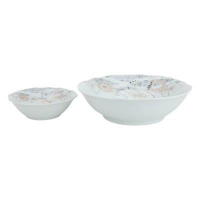 طقم سفرة بورسلان السيف غاليري، 70 قطعة - ابيض product image 6