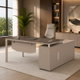 مكتب إداري مودرن خشب MDF، 75×140×70 سم - بني product image 1