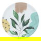 Al Saif Gallery porcelain serving plate, 10 cm, olive branch pattern - white product image 2