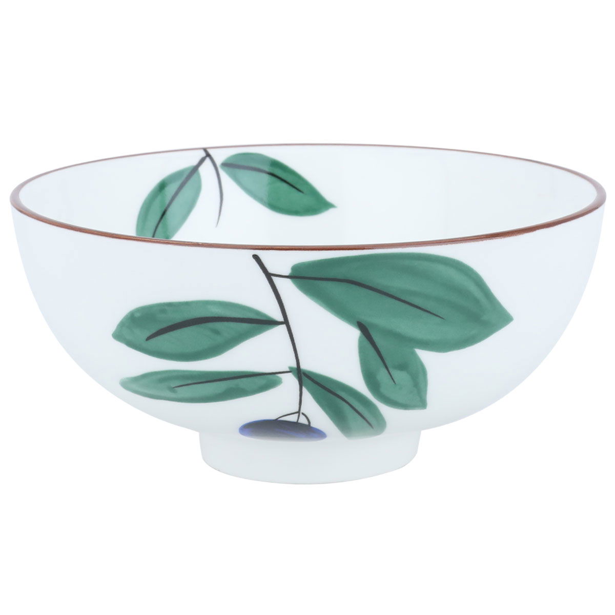 Al Saif Gallery porcelain bowl, 5 inches, round, fruit pattern - white product image