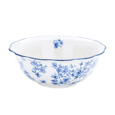 طقم عشاء بورسلان مشجر أزرق السيف غاليري، 24 قطعة - أبيض product image 3