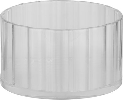 علبة تخزين زجاج السيف غاليري، 10x10x9.5 سم، دائري، غطاء - شفاف ملون product image 3