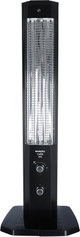 Comtel Electric Baseplate Heater, 2300 Watt, 2 Heat Levels - Black product image 1