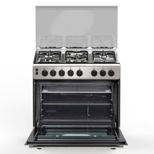 فرن غاز بومباني، 85×80×50 سم، 5 شعلة، 74 لتر، ESSE80GG5TCIX - فضي product image 2