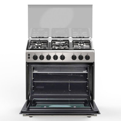 فرن غاز بومباني، 85×80×50 سم، 5 شعلة، 74 لتر، ESSE80GG5TCIX - فضي product image 2