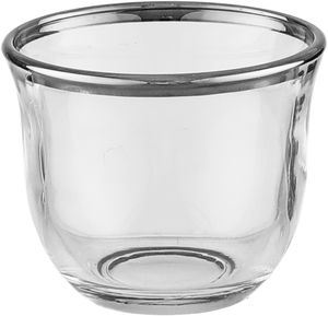 طقم فناجين قهوة سعودية زجاج السيف غاليري، 6 قطع، 60 مل - شفاف product image 2