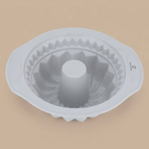 Al Saif Gallery Silicone Cake Mold, 18.5 x 6 cm, Embossed Round - Gray product image