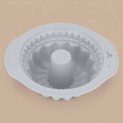 قالب كيك سيليكون السيف غاليري، 18.5×6 سم، دائري منقوش - رمادي product image 1