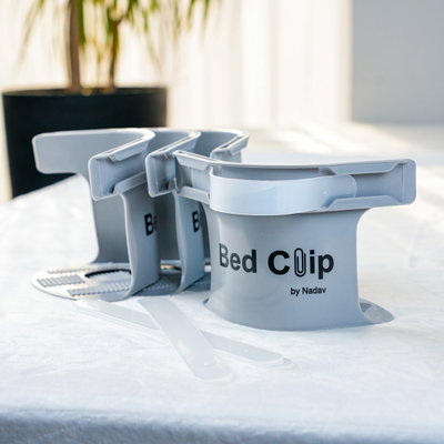 طقم مثبت شراشيف بلاستيك، 4 قطع - رصاصي product image 5