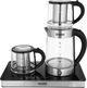 Edison WK-0815GT Glass Electric Kettle Kit, 2200 W, 3 Pieces - Black product image 1