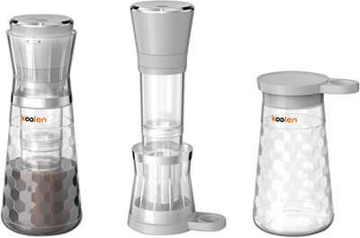 صانع قهوة باردة كولن، 2 واط، 900 امبير، 0.6 لتر، 800100018 - رمادي شفاف product image 1