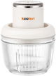 Koolen 801109014 Chopper, 300W, 2/0.2L, 2 Bowls, Steel Blades - Creamy product image 1