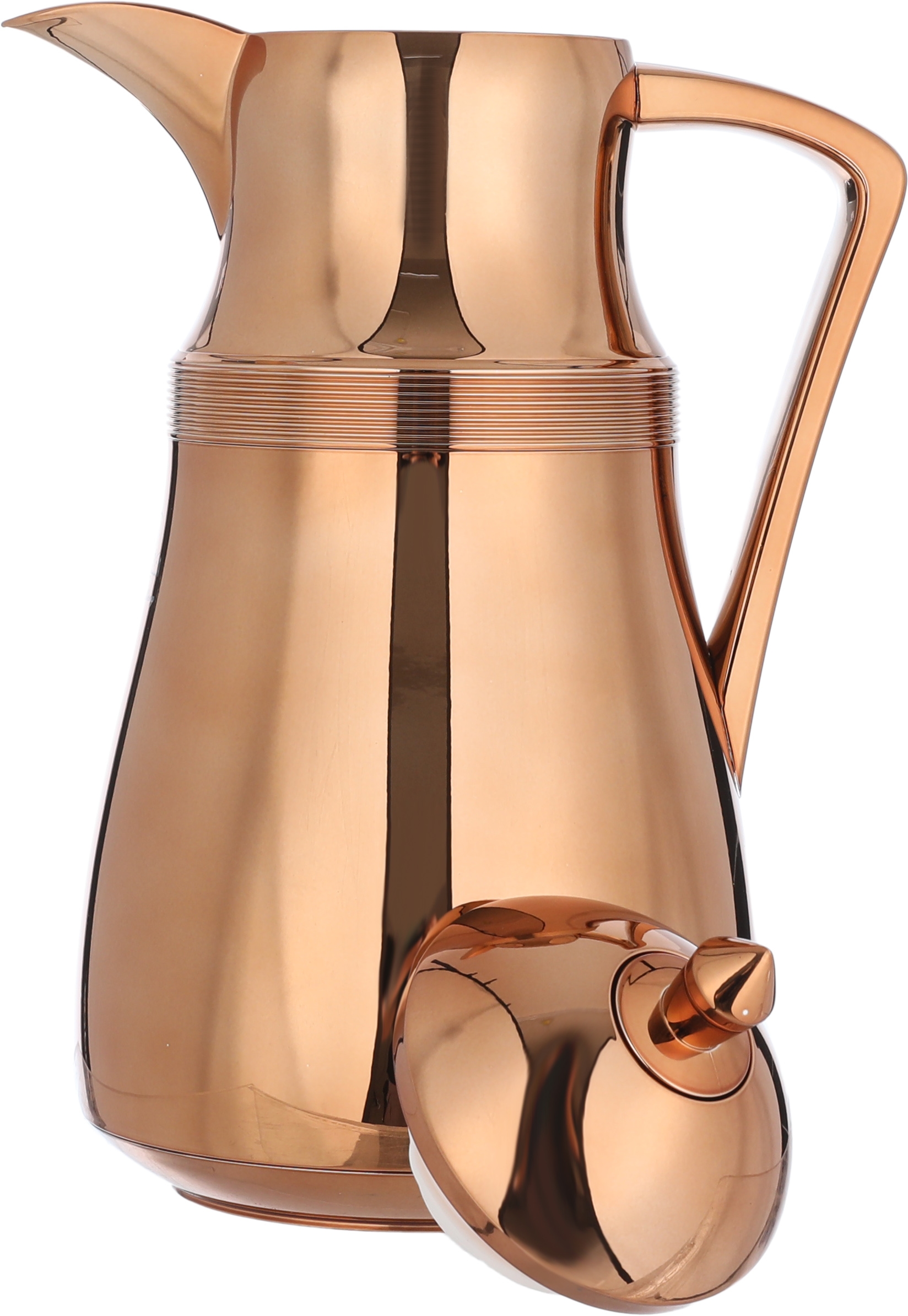 Al Saif Gallery Najd Glass Thermos Set, 2 Pieces, 1/1 Liter - Copper product image 5
