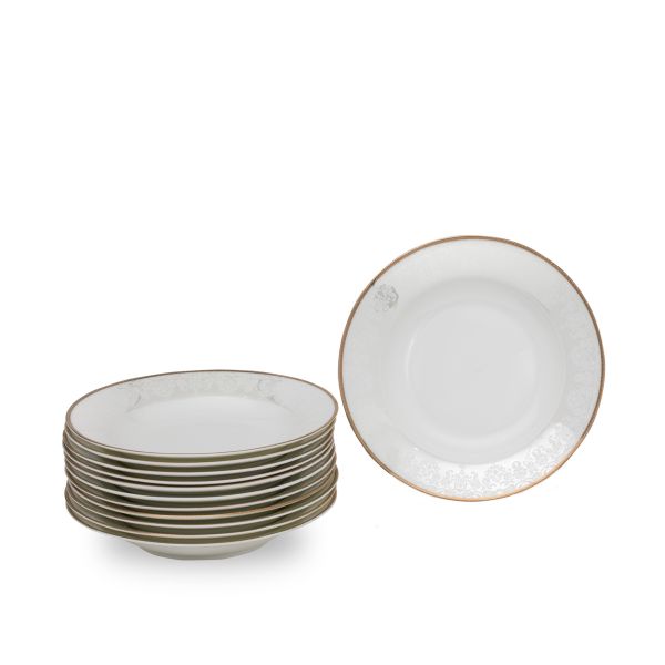 Al Saif Gallery porcelain dining set, 86 pieces - white product image 7