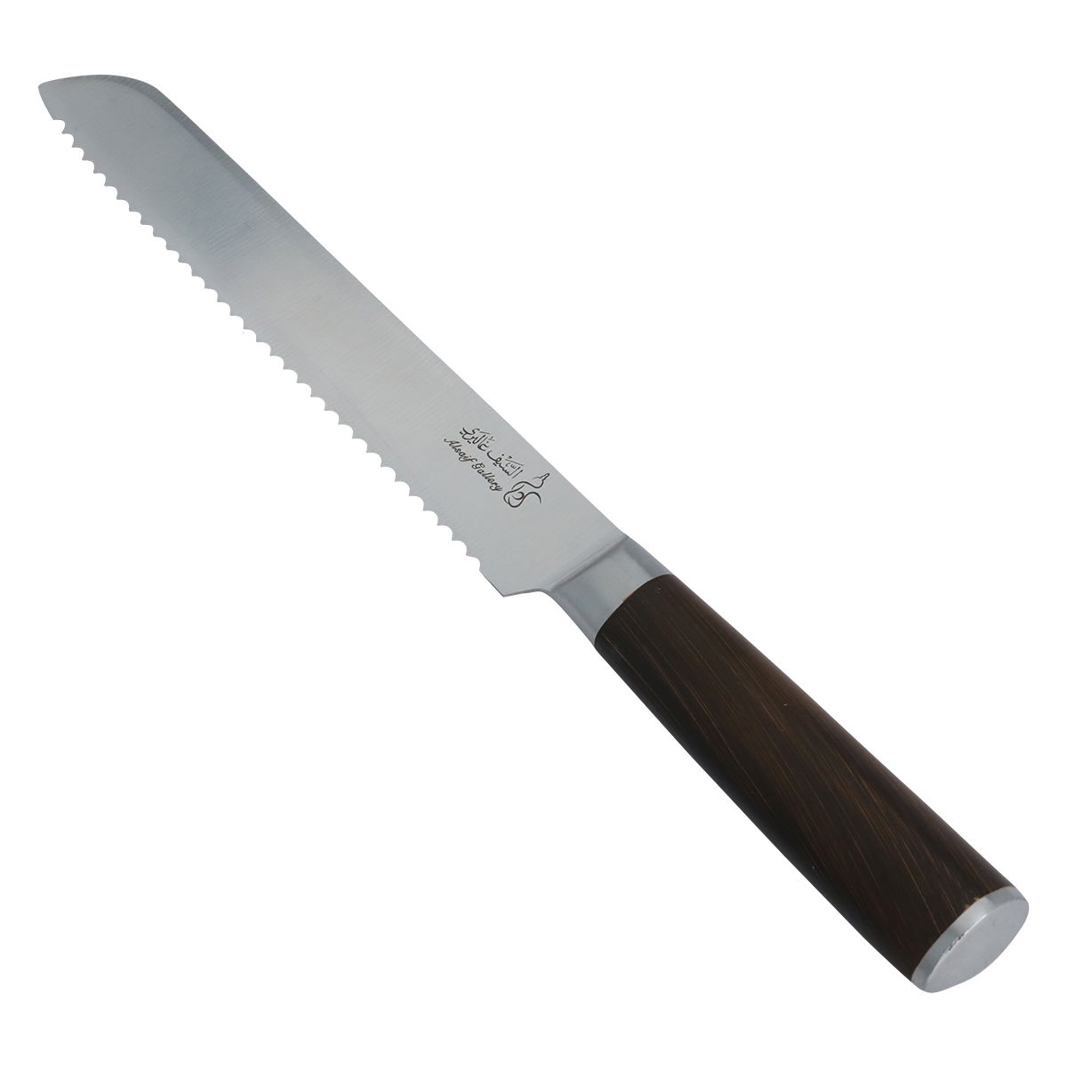 Al Saif Gallery steel knife, 8 inch, wooden handle - brown product image