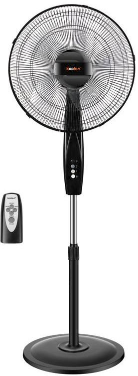 مروحة عمودية كولن، 100-130 واط، 16 بوصة، 3 سرعات، 5 شفرات، 807100023 - اسود product image 3