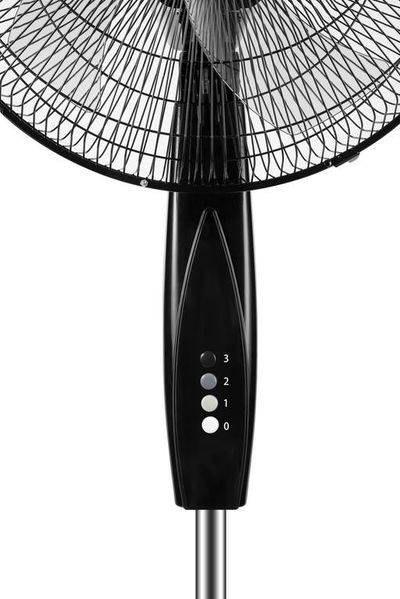 مروحة عمودية كولن، 100-130 واط، 16 بوصة، 3 سرعات، 5 شفرات، 807100023 - اسود product image 4