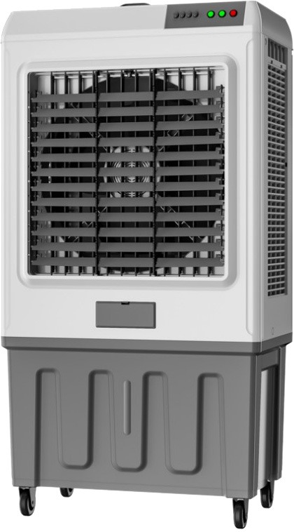 Koolen 807104018 Portable Desert Air Conditioner, 450 Watt, 100 Liters, 3 Air Speeds, 2 Ice Boxes, 4 Wheels - White Gray product image 1
