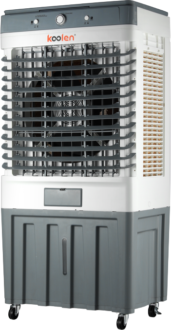 مكيف صحراوي متنقل كولن، 250 واط، 70 لتر، 3 سرعات، صندوقين ثلج، 4 عجلات، 807104019 - ابيض رمادي product image 2