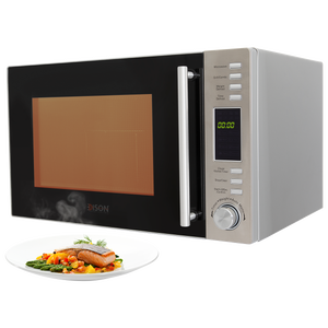 ميكرويف إديسون، 900 واط، 30 لتر، شاشة رقمية، ED-30DGS - أسود فضي product image 4