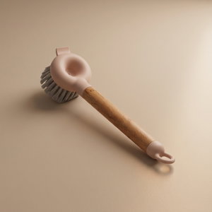 Al Saif Gallery Plastic Dishwashing Brush, 1 Piece - Wooden product image