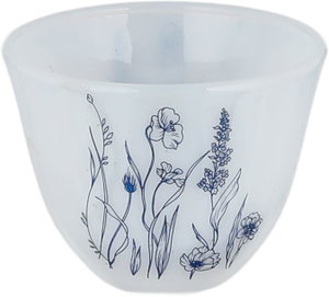 Saif Plus Saudi Arabian Opal Coffee Cup Set, 12 Pieces, Large Size - White Blue product image 2