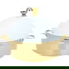 Al Saif Gallery Steel Food Keeper, 6 Liters - White Golden product image 2