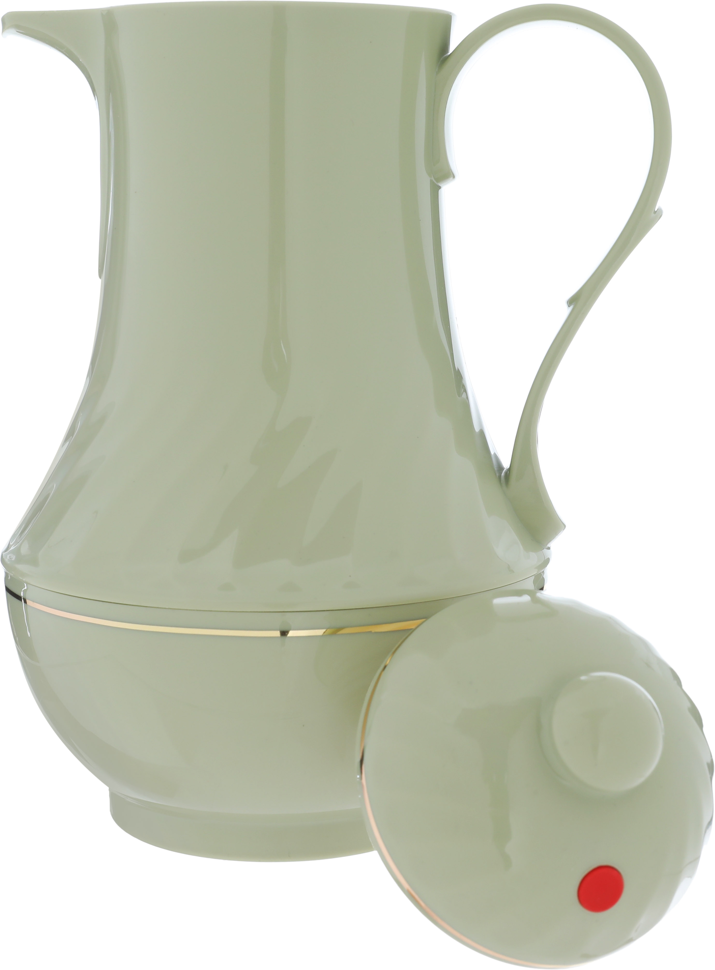 Rotpont thermos, 1 liter, glass inner container, plastic outer shell - light green product image 4