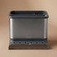 حامل ادوات مطبخ استيل السيف غاليري، 15.4x11.4x18 سم - فضي رمادي product image 1