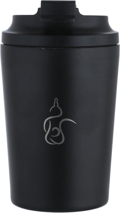 Al Saif Gallery OZ8 Stainless Steel Vacuum Insulated Mug, 270 ml - Black product image 2