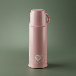 Helios thermos, 0.75 litres, thermal glass inner container, plastic outer shell - light pink product image