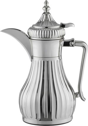 Alsaif Gallery Tamim 5 Thermos, 0.35 L, Glass Inner Container, Stainless Steel Outer Body - Silver product image