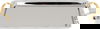 Al Saif Gallery 3-Piece Stainless Steel Toothbrush Set with Gold Handle, Rectangular - Silver product image 3