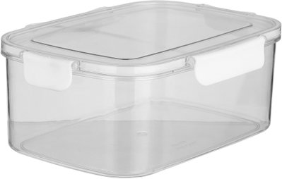 طقم علب بغطاء بلاستيك السيف غاليري، 3 قطع - شفاف ابيض product image 4
