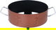 Al Saif Gallery Steel Food Warmer, 14 x 18 x 26 cm, with double bowl - brown product image 2