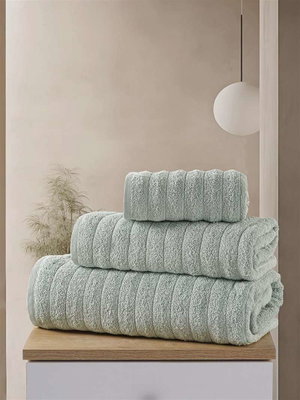 منشفة قطن، 1 قطعة،  170 × 90 سم - اخضر فاتح product image 2