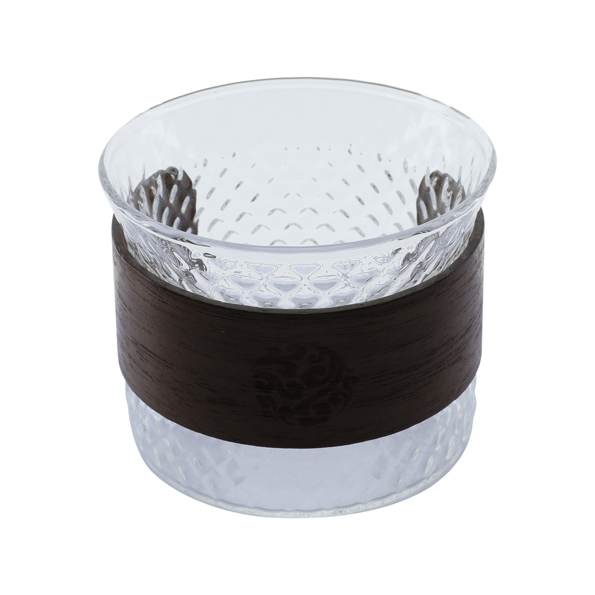 كوب زجاج بحزام خشب السيف غاليري، 280 مل - شفاف product image 2