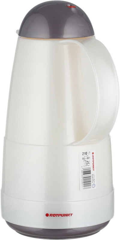 ترمس روتبونت 210، 1 لتر، حافظة داخلية زجاج، هيكل خارجي بلاستيك - أوف وايت رمادي product image 3