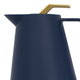 Al Saif Gallery Glory thermos, 1 liter, thermal glass inner container, plastic outer shell - dark blue product image 3