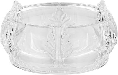 تمرية بغطاء تاج اكريليك سيف بلص، 12x12x7 سم، دائري - شفاف فضي product image 2