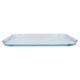 Al Saif Gallery glass oven dish, 32 x 26 cm, French, rectangular - transparent product image 3